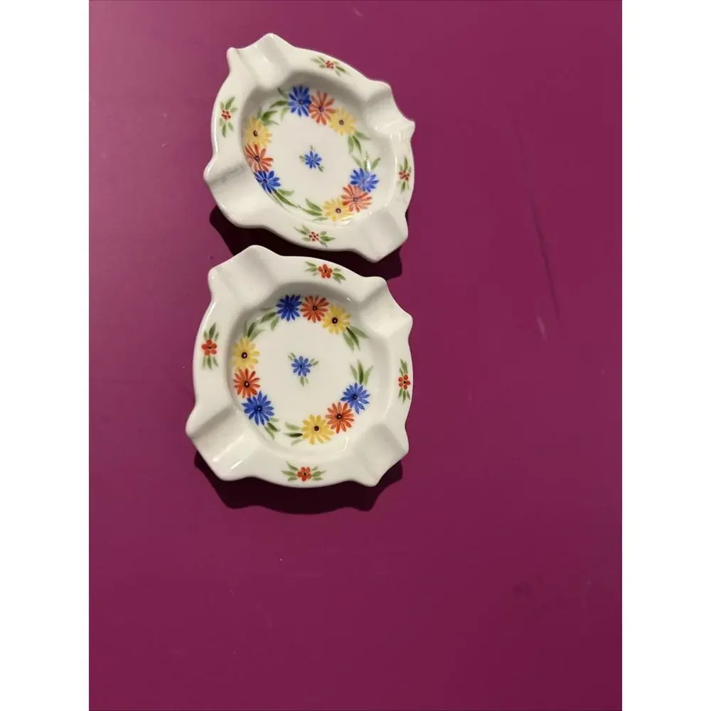 Vintage, Schirnding, Bavaria Germany, Porcelain, Floral Decor, Hand Painted